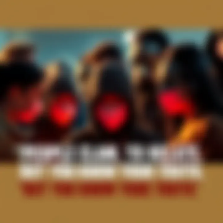 A group of diverse individuals wearing masks, symbolizing their hidden identities while interacting with each other.